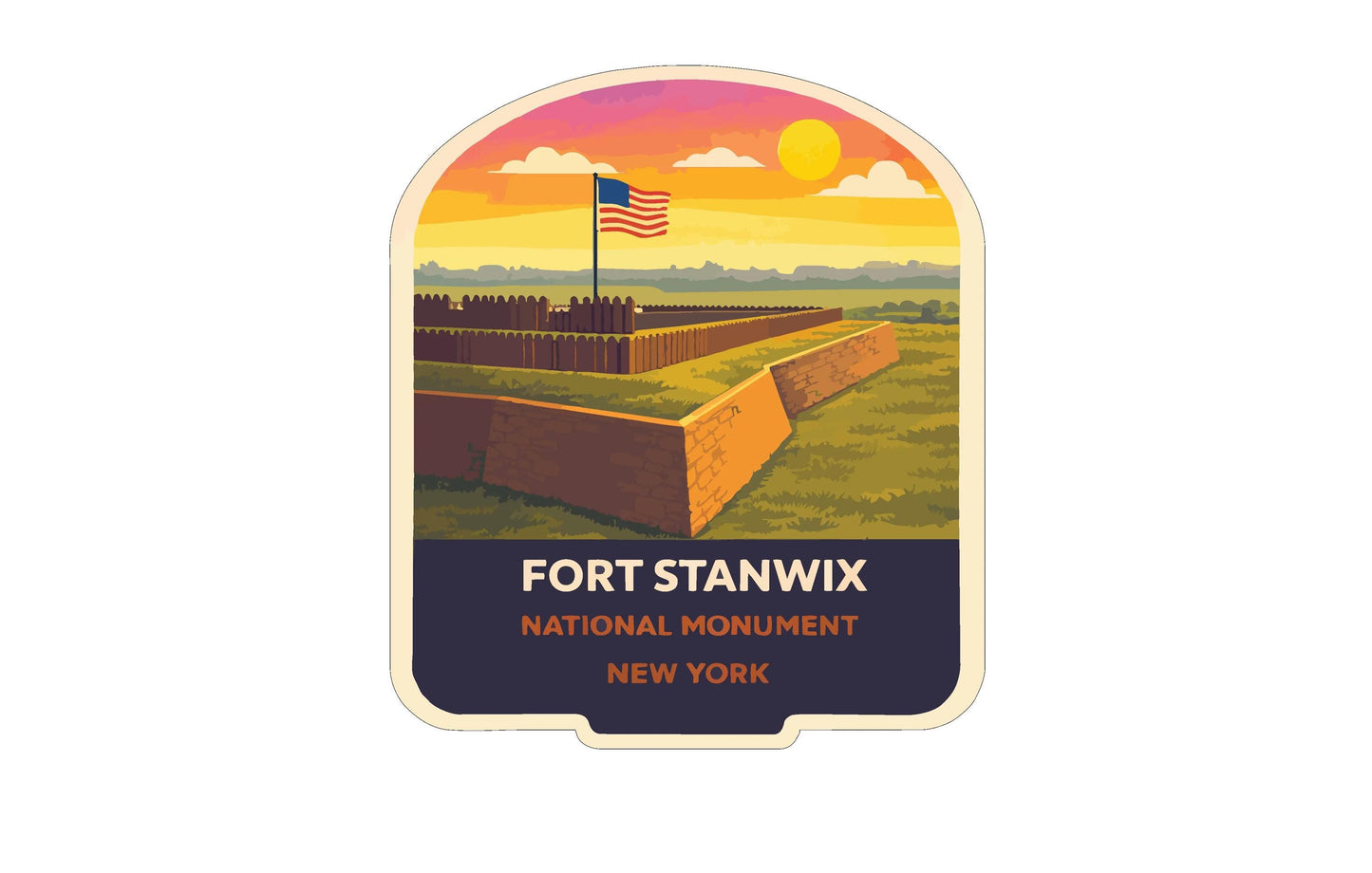 Fort Stanwix, a National Monument located in New York.