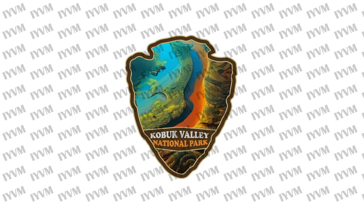 Kobuk Valley National Park Sticker Decal - US National Parks Series
