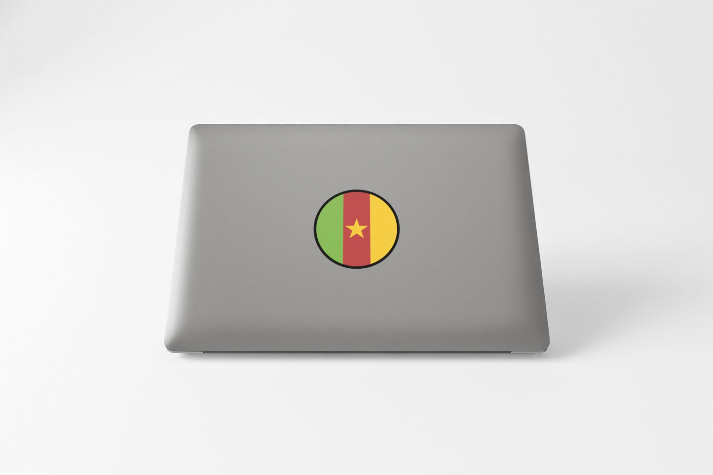Cameroon Flag Circle Sticker Decal