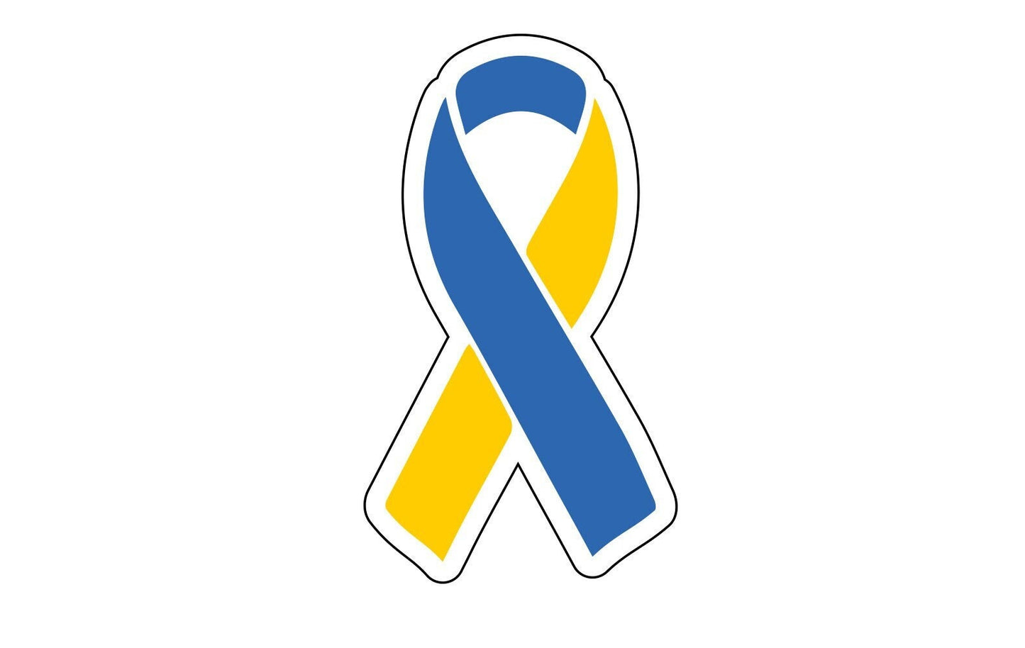 Ukraine Flag Ribbon Sticker Decal Volodymyr Zelensky Slava Ukraini I Stand with Ukraine Russia Invasion Anti War No War Pray for Ukraine