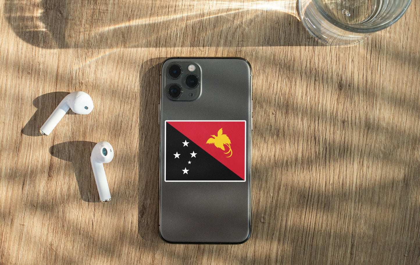 Papua New Guinea Flag Sticker Decal