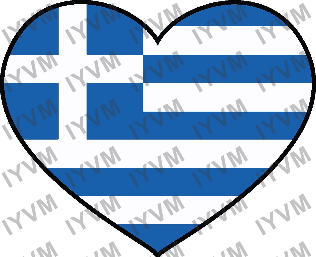 Greece Flag Sticker Decal / Hellenic Republic / Ελληνική Δημοκρατία / Ελευθερία ή Θάνατος Elefthería í Thánatos / Athens