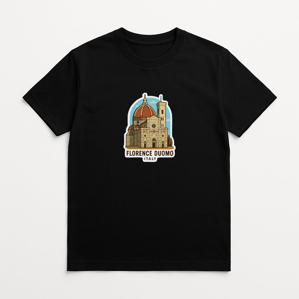 Florence Duomo Italy Iron On Heat Transfer Vinyl HTV Die-Cut Symbolic Landmark