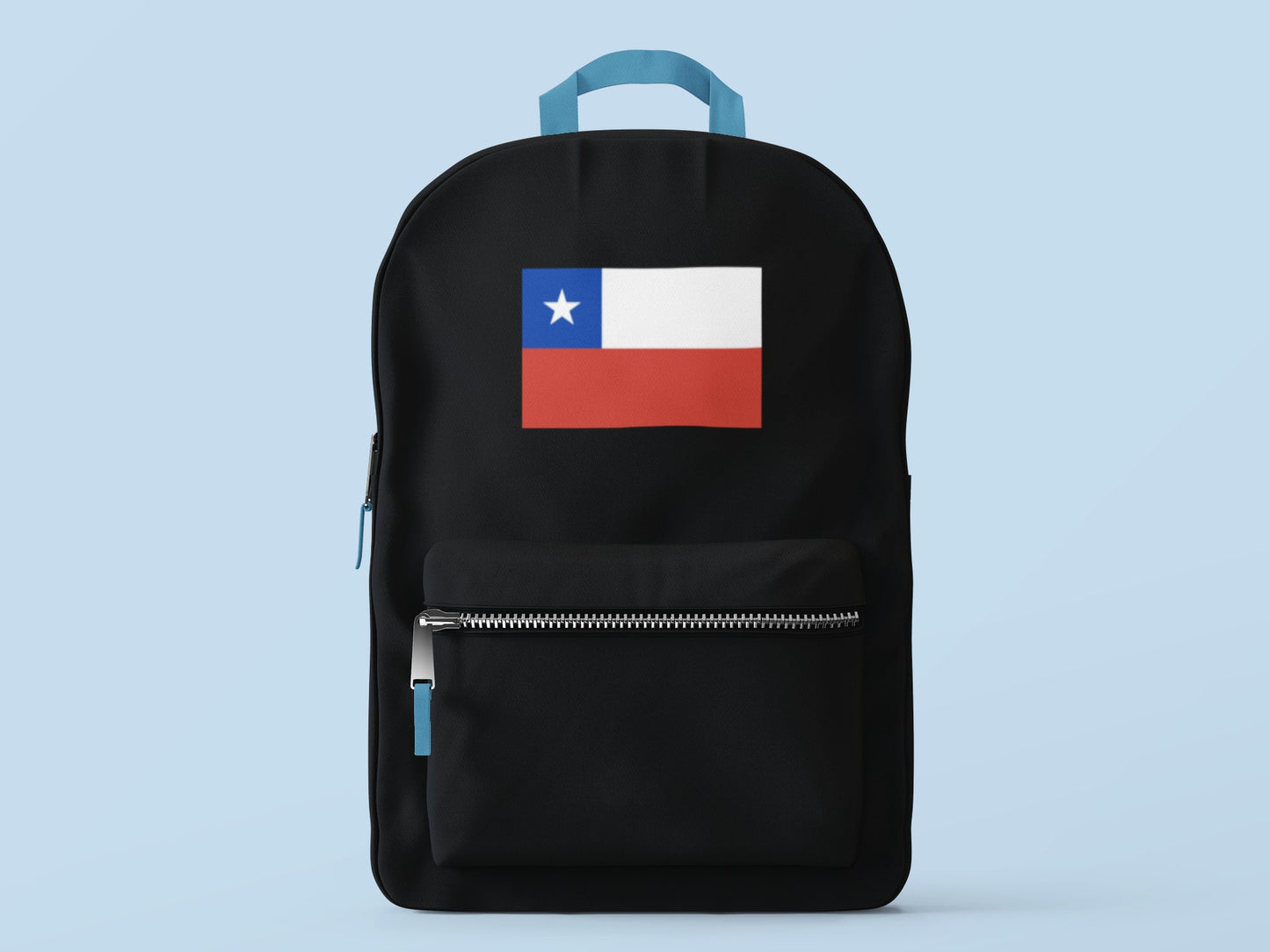 Chile Flag Iron On Heat Transfer Vinyl HTV / Republic of Chile / Por la razón o la fuerza / Santiago /