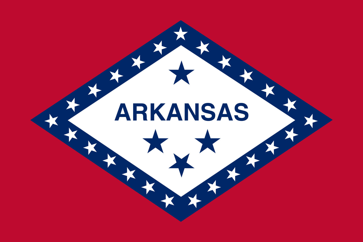 State of Arkansas Flag Iron On Heat Transfer Vinyl HTV Arkansas State Little Rock The Natural State Bear State Bowie State Hot Springs State