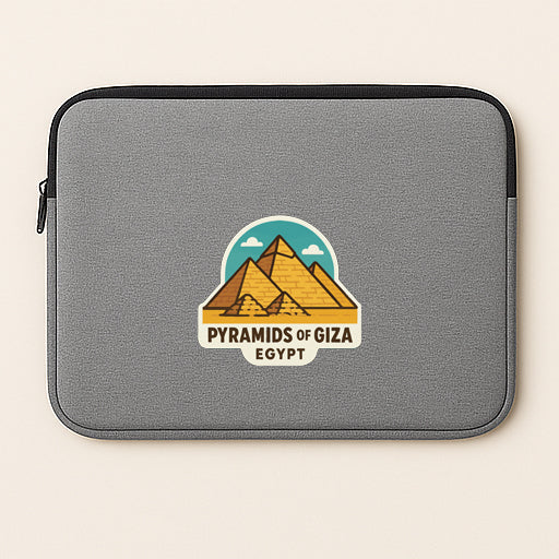 Pyramids of Giza Egypt Iron On Heat Transfer Vinyl HTV Die-Cut Symbolic Landmark