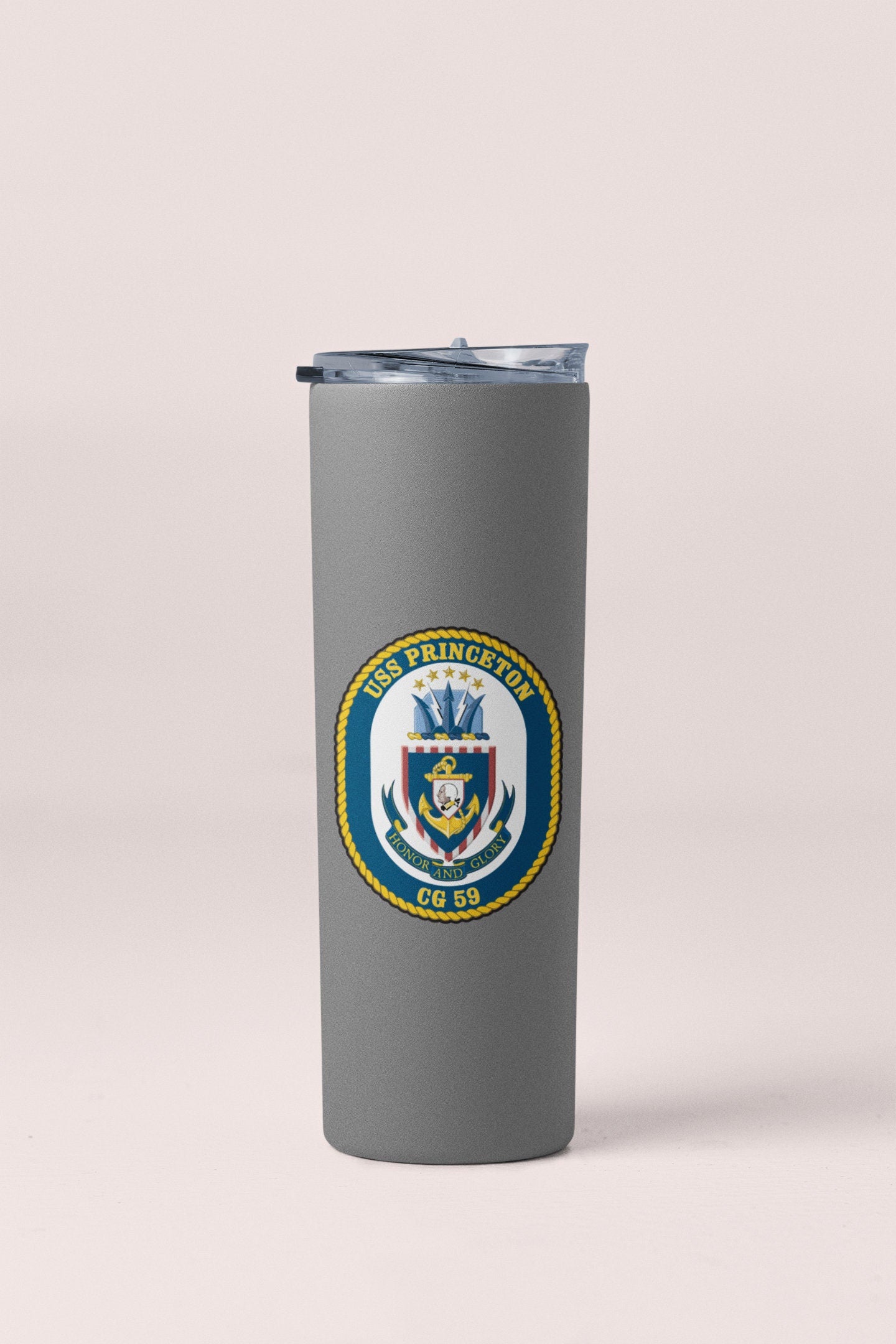 USS Princeton CG-59 Badge Sticker Decal Ticonderoga Class Cruiser Car Sticker Bumper Sticker for Car Emblem