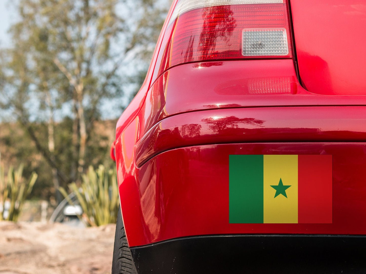 Senegal Flag Sticker Decal