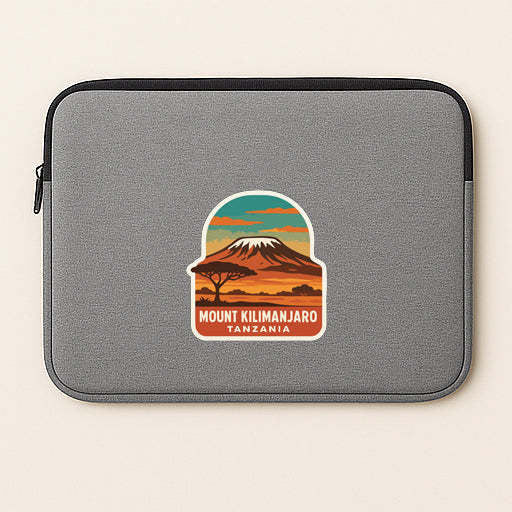Mount Kilimanjaro Tanzania Iron On Heat Transfer Vinyl HTV Die-Cut Symbolic