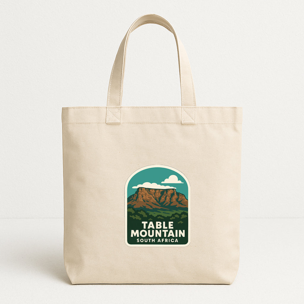 Table Mountain South Africa Iron On Heat Transfer Vinyl HTV Die-Cut Symbolic
