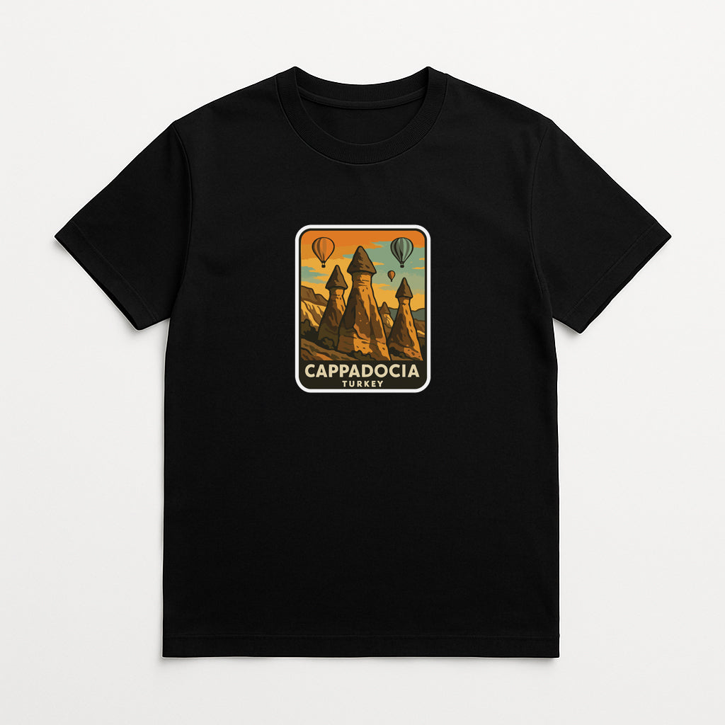 Cappadocia Fairy Chimneys Turkey Iron On Heat Transfer Vinyl HTV Symbolic