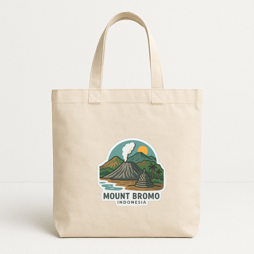 Mount Bromo Indonesia Iron On Heat Transfer Vinyl HTV Die-Cut Symbolic Landmark