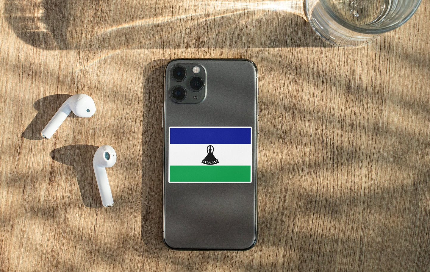 Lesotho Flag Sticker Decal