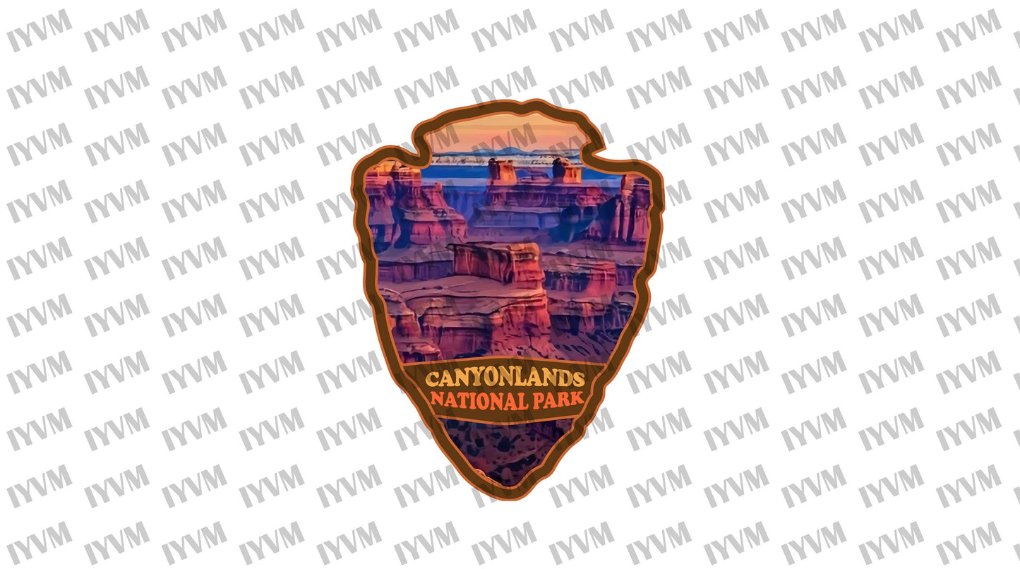 Canyonlands National Park Sticker Decal - US National Parks Series