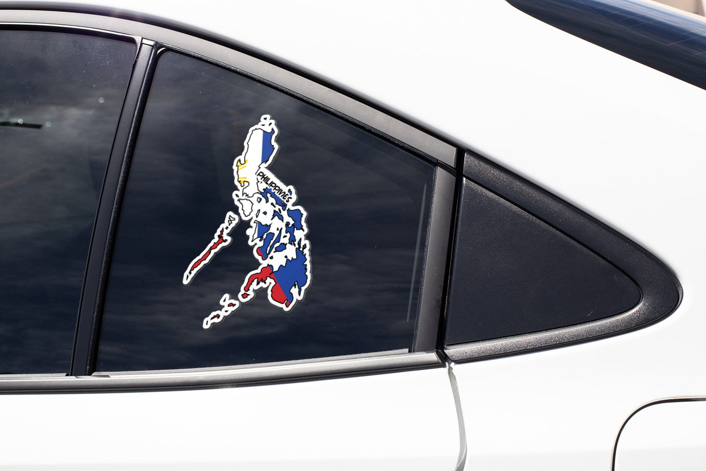Philippines Map Flag Sticker Decal