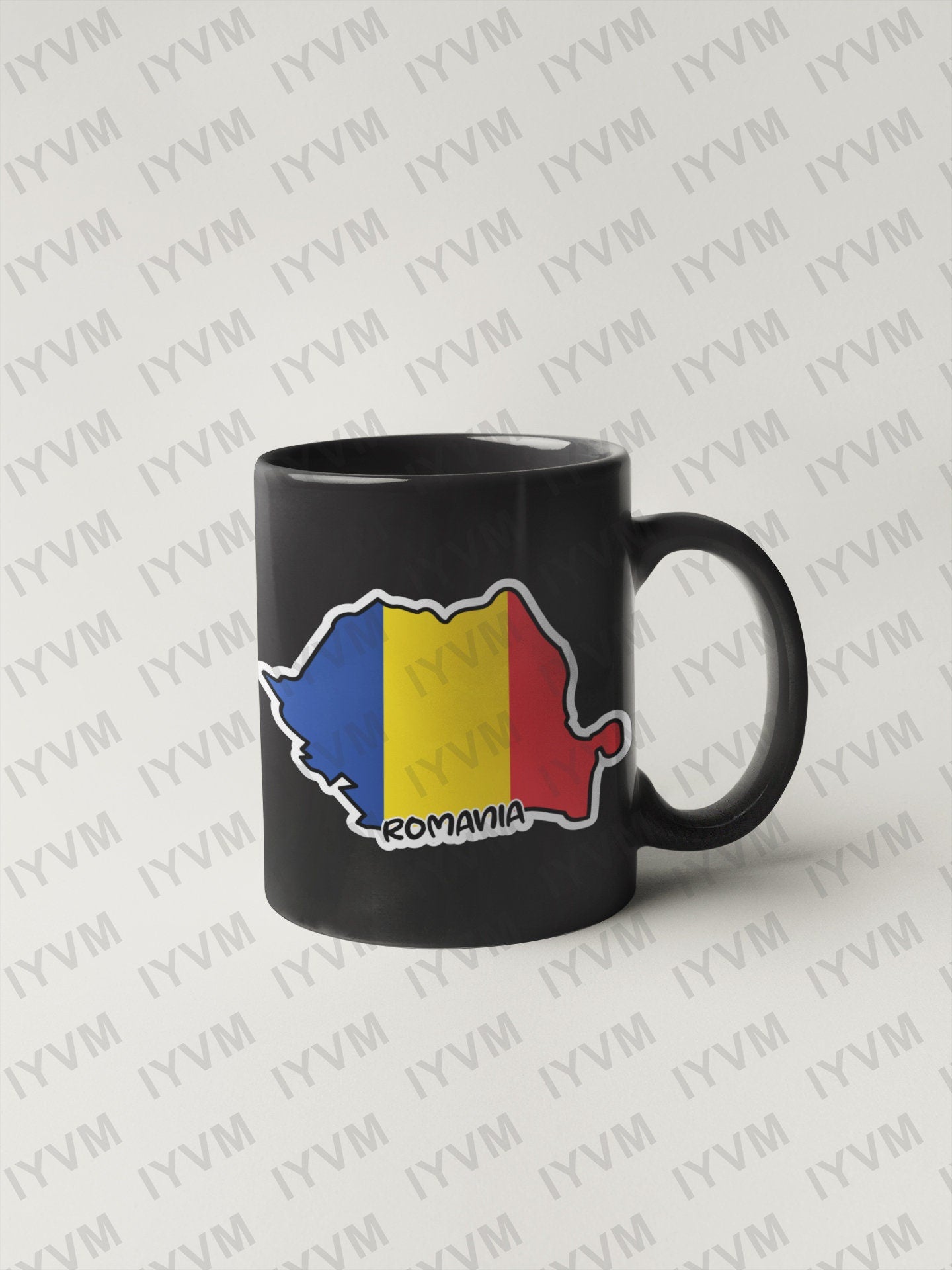 Romania Map Flag Sticker Decal / România / Bucharest / Romanian