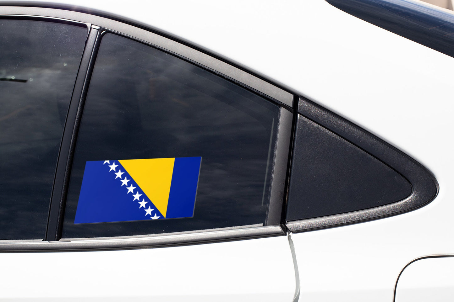 Bosnia and Herzegovina Flag Sticker Decal / Sarajevo / Bosnian / Herzegovinian / BiH / B&H / Bosnia–Herzegovina