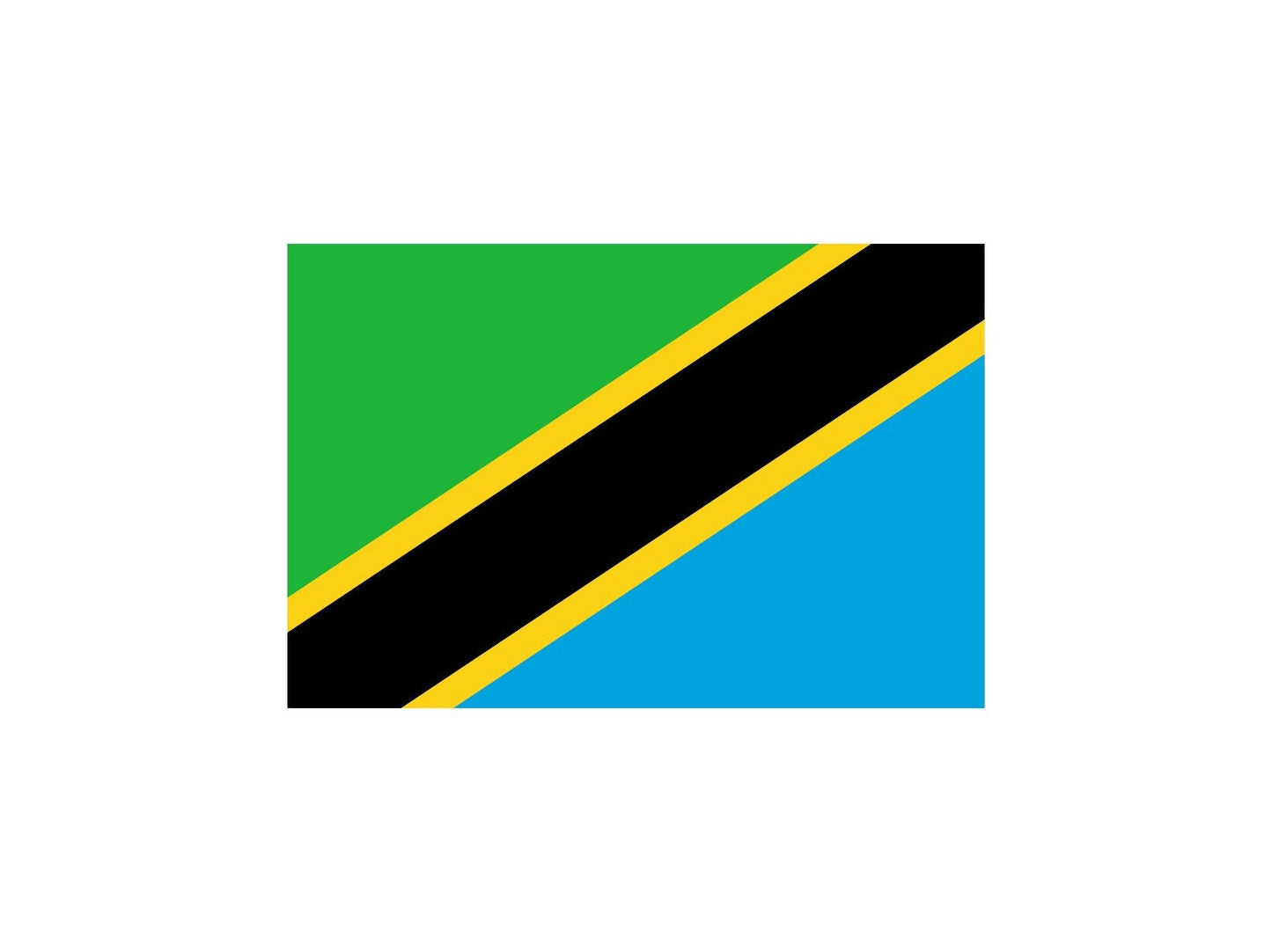 Tanzania Flag Sticker Decal