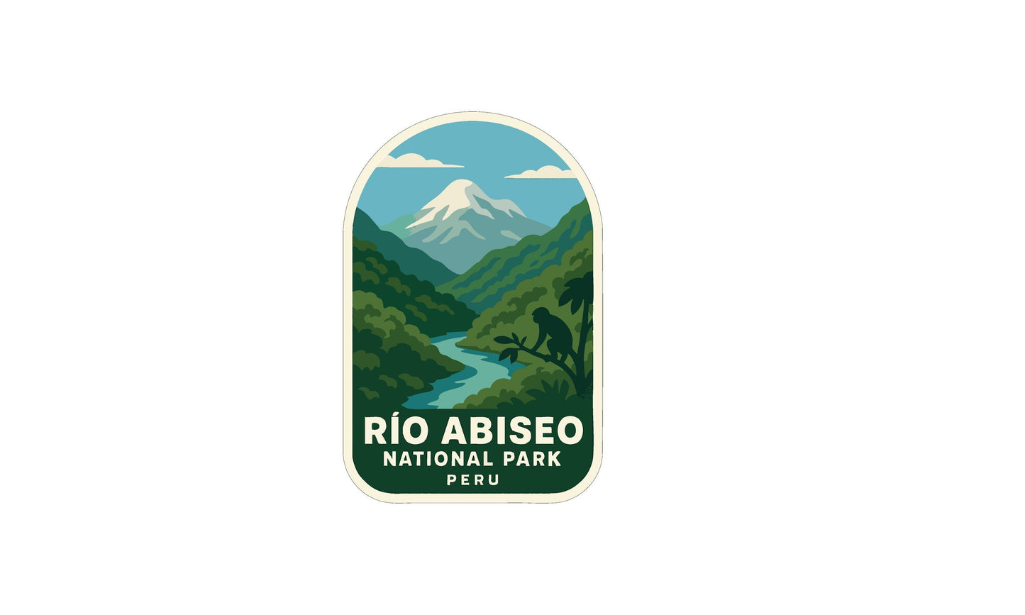 a logo for the Rio Abisito National Park in Peru.
