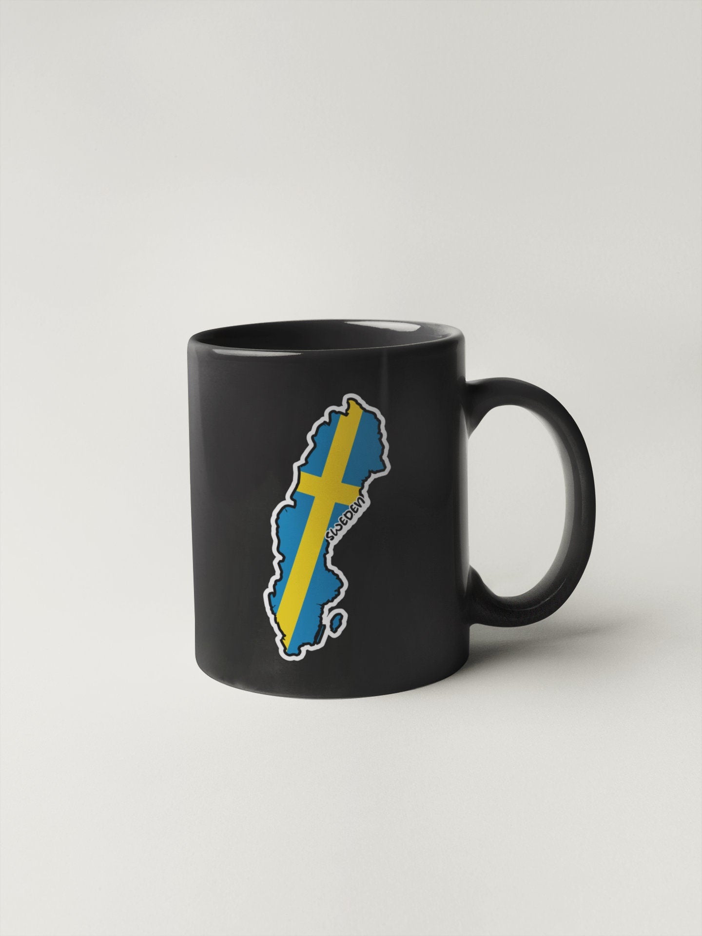 Sweden Map Flag Sticker Decal
