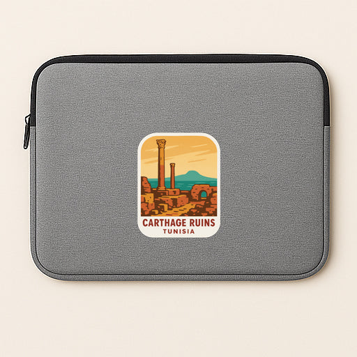 Carthage Ruins Tunisia Iron On Heat Transfer Vinyl HTV Die-Cut Symbolic Landmark
