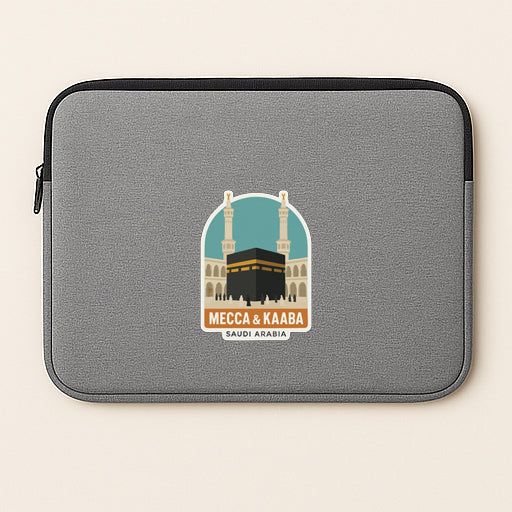 Mecca & Kaaba Saudi Arabia Iron On Heat Transfer Vinyl HTV Die-Cut Symbolic