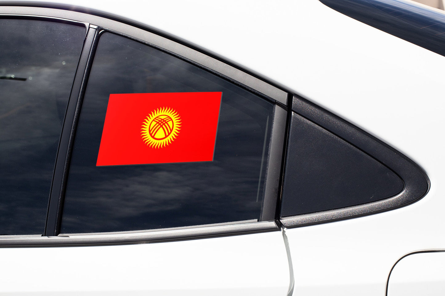 Kyrgyzstan Flag Sticker Decal