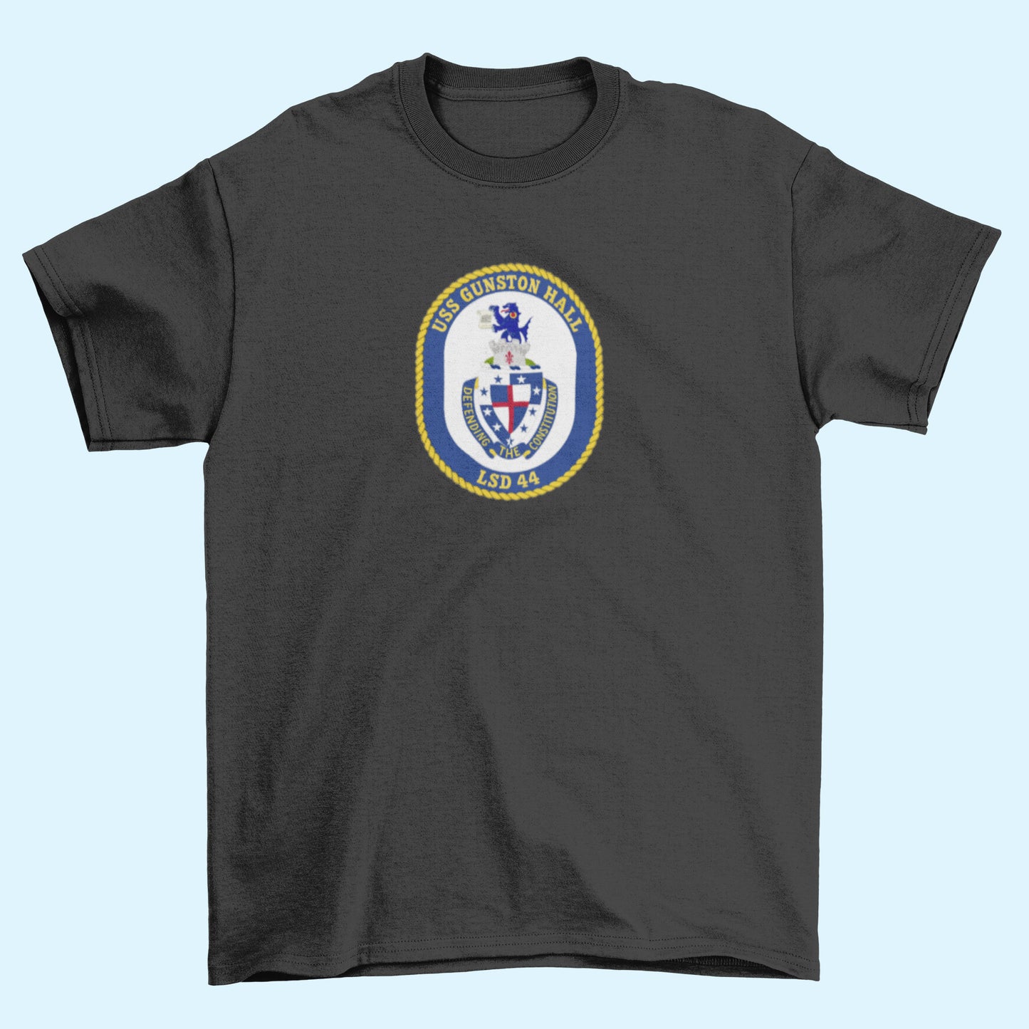 USS Gunston Hall LSD-44 Badge Iron On Heat Transfer Vinyl HTV Whidbey Island Class Dock landing ship