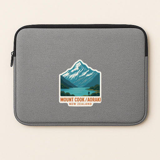 Mount Cook Aoraki New Zealand Iron On Heat Transfer Vinyl HTV Die-Cut Symbolic