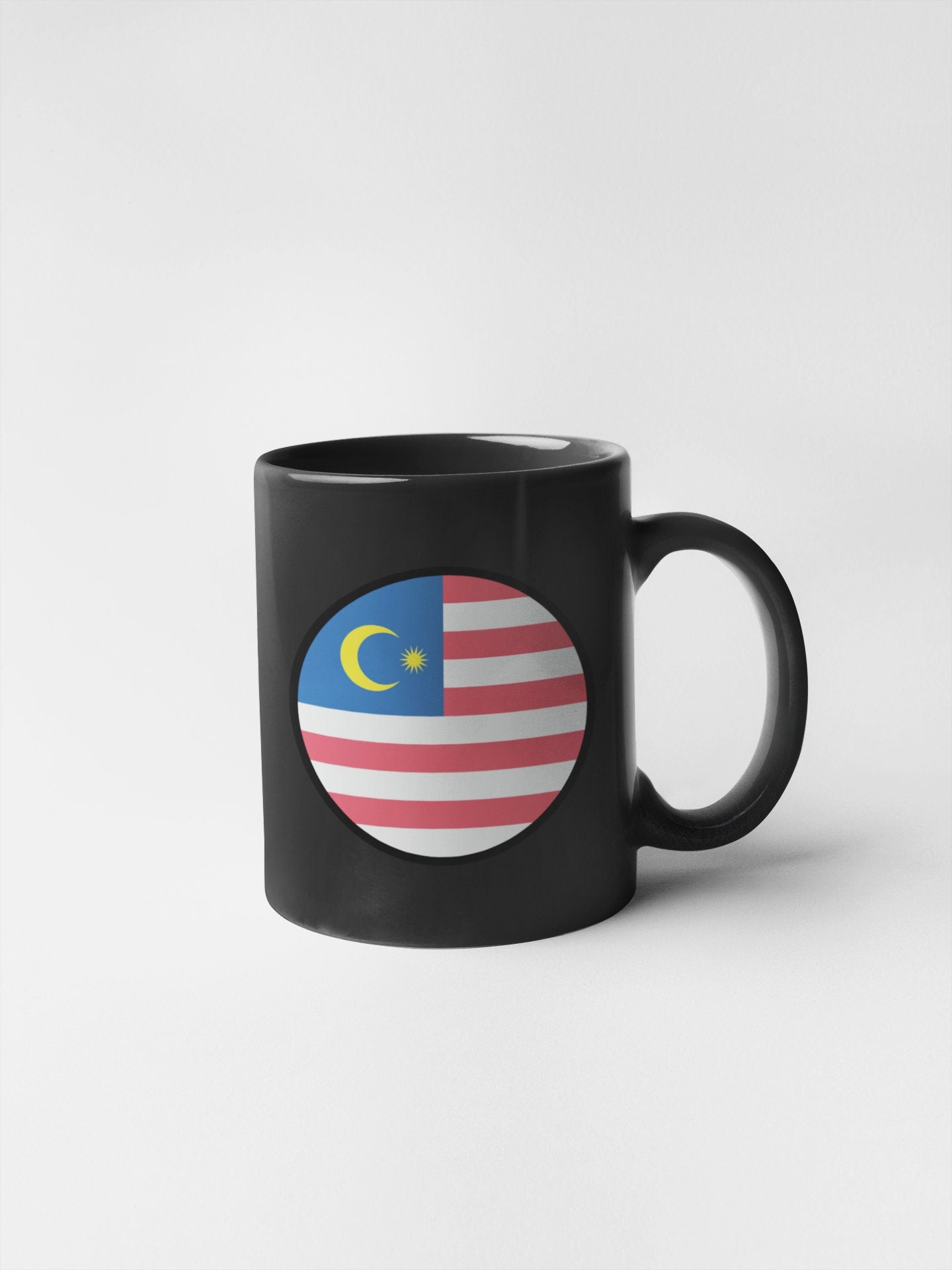 Malaysia Flag Circle Sticker Decal