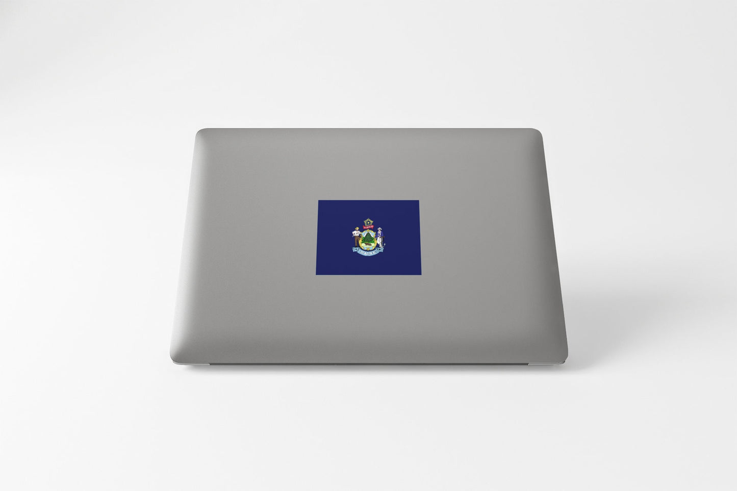 Maine State Flag Vinyl Sticker Decal - Pine Tree State