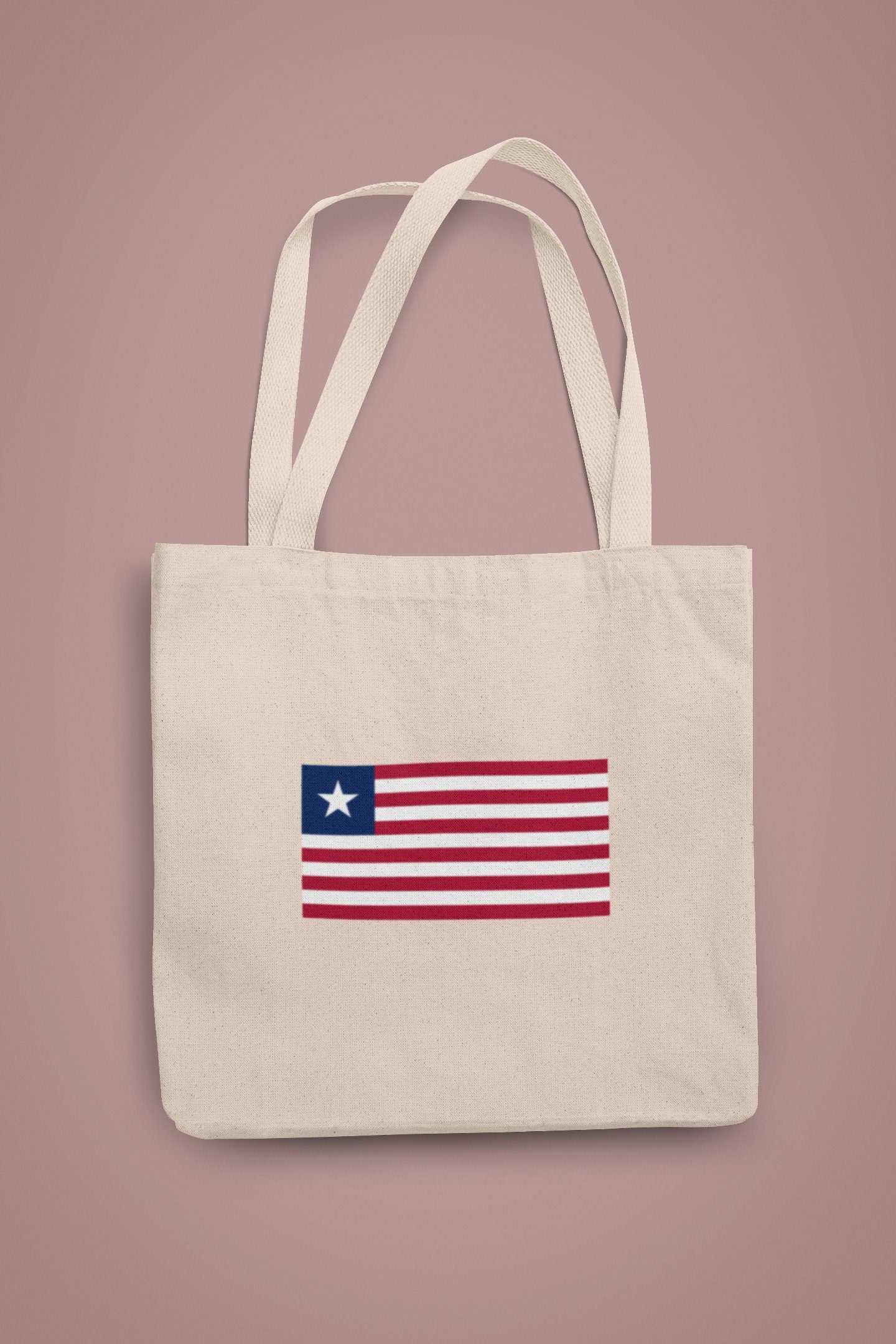 Liberia Flag Iron On Heat Transfer Vinyl HTV / Republic of Liberia / Monrovia / Liberian