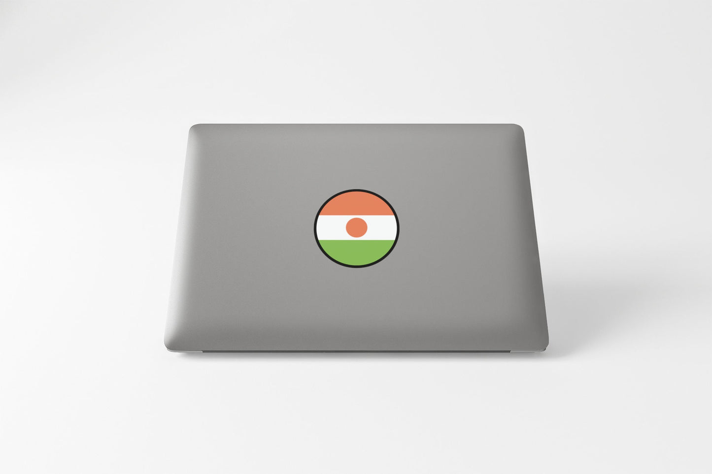Niger Flag Circle Sticker Decal