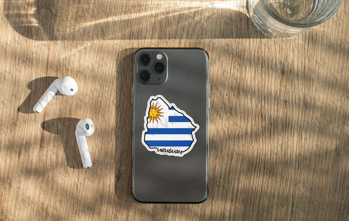 Uruguay Map Flag Sticker Decal / Oriental Republic of the Uruguay / Libertad o Muerte / Montevideo / Uruguayan / Portuguese