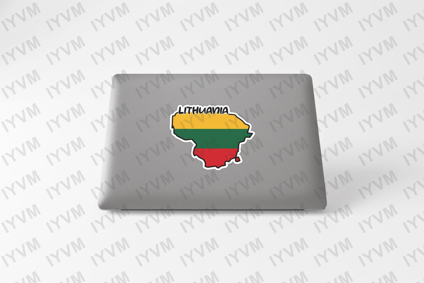Lithuania Map Flag Sticker Decal / Republic of Lithuania / Lietuvos Respublika / Vilnius / Lithuanian