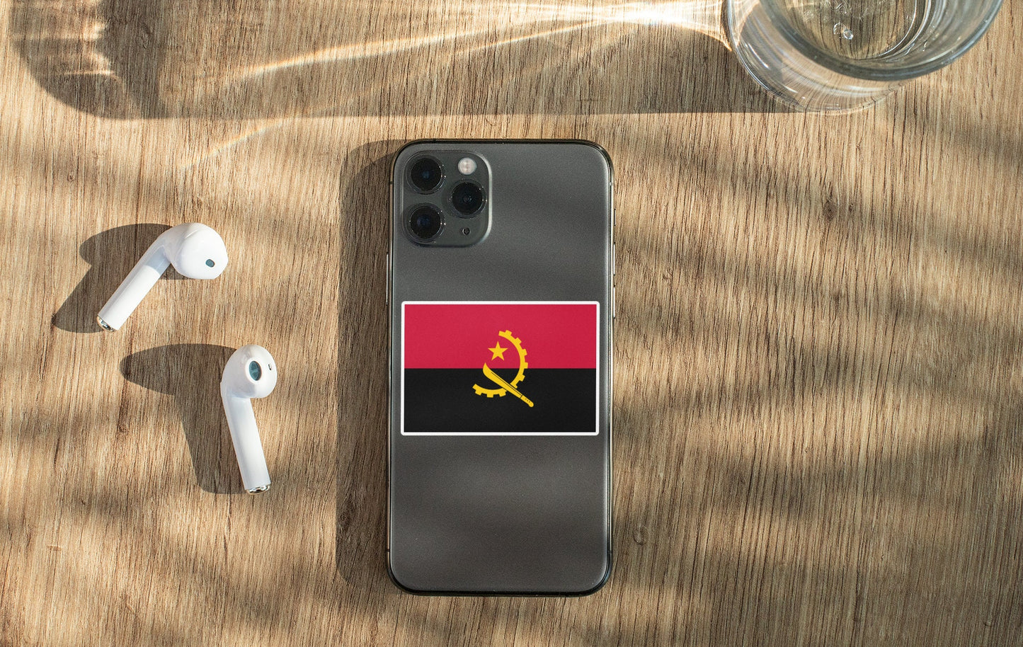 Angola Flag Sticker Decal