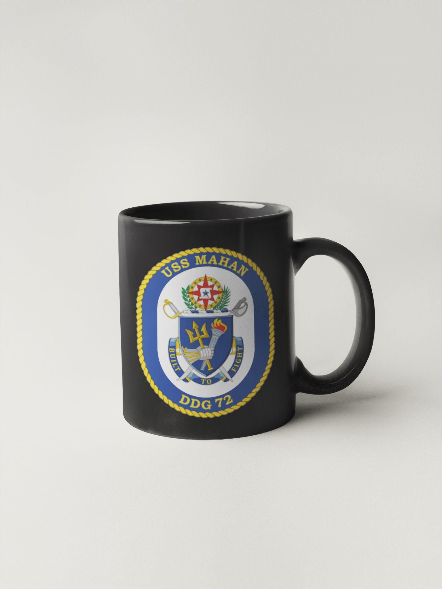 USS Mahan DDG-72 Badge Sticker Decal Arleigh Burke Class Destroyer Car Sticker Bumper Sticker for Car Emblem