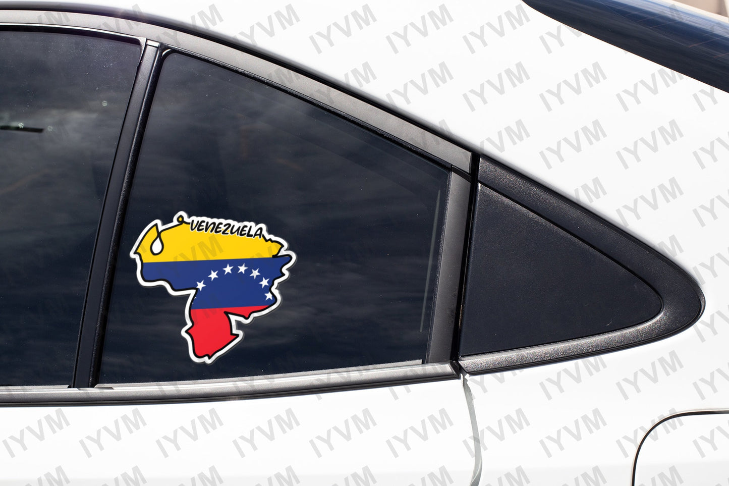 Venezuela Map Flag Sticker Decal / Bolivarian Republic of Venezuela / República Bolivariana de Venezuela / Caracas / Venezuelan