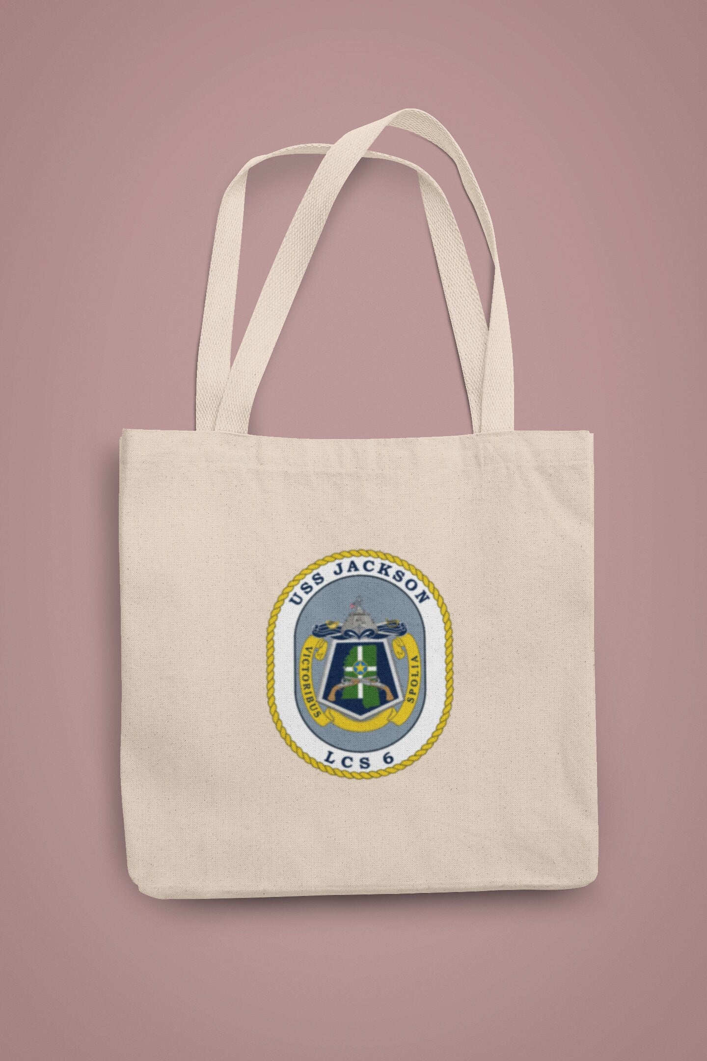 USS Jackson LCS-6 Badge Iron On Heat Transfer Vinyl HTV Independence Class Littoral combat ship