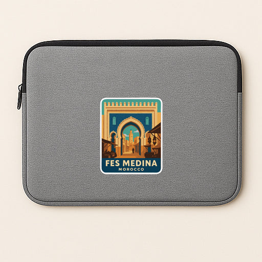 Fes Medina Morocco Iron On Heat Transfer Vinyl HTV Die-Cut Symbolic Landmark
