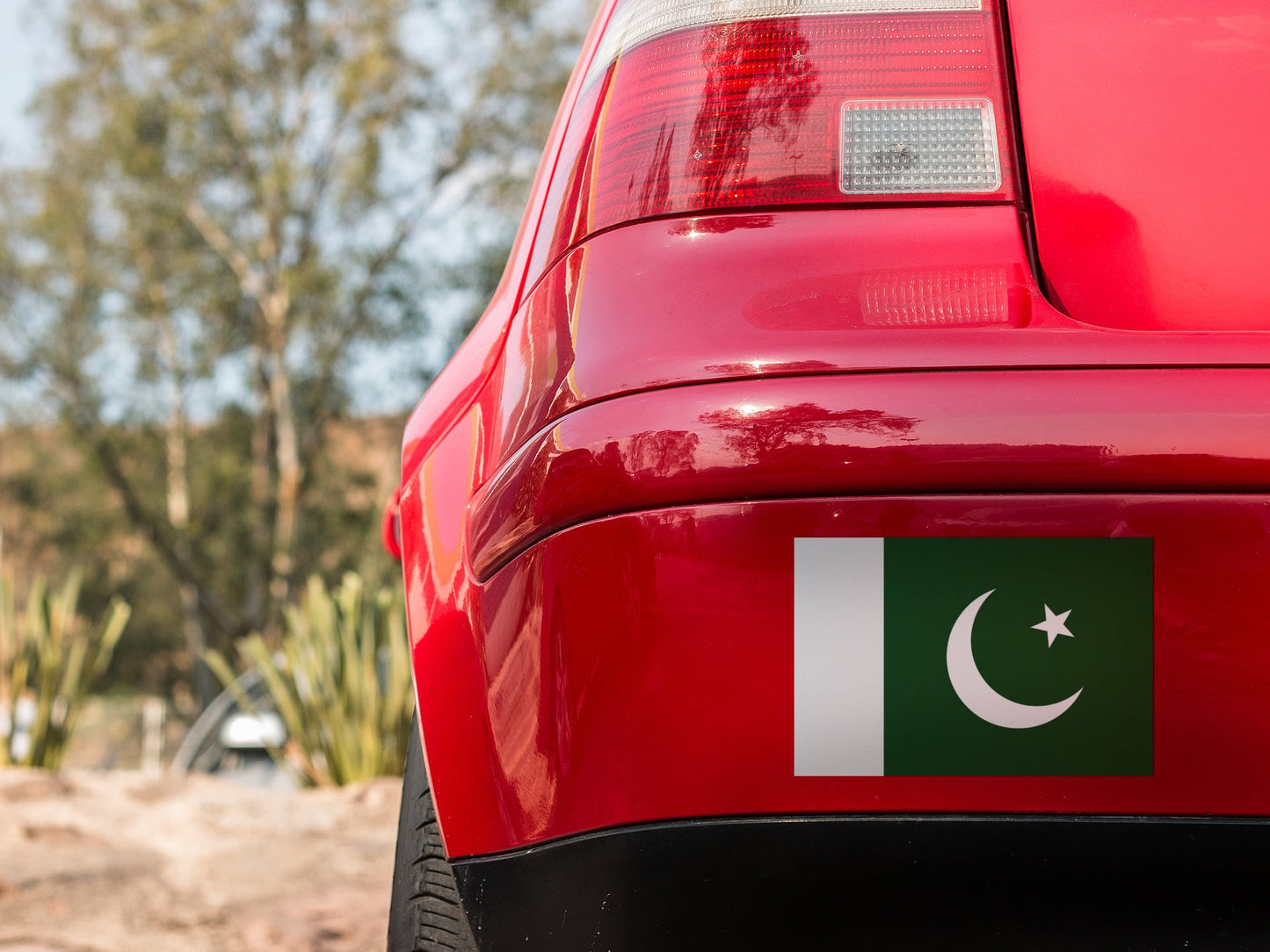 Pakistan Flag Sticker Decal / Islamic Republic of Pakistan / Islamabad / Pakistani