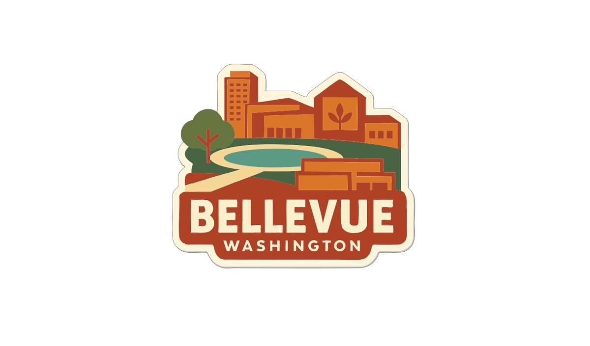 a logo for the city of Bellevue, Washington.