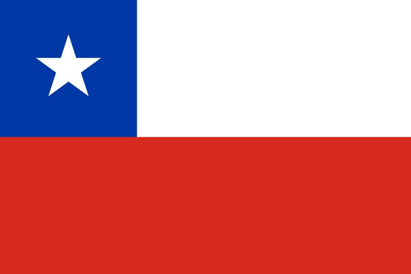 Chile Flag Sticker Decal / Republic of Chile / Por la razón o la fuerza / Santiago /
