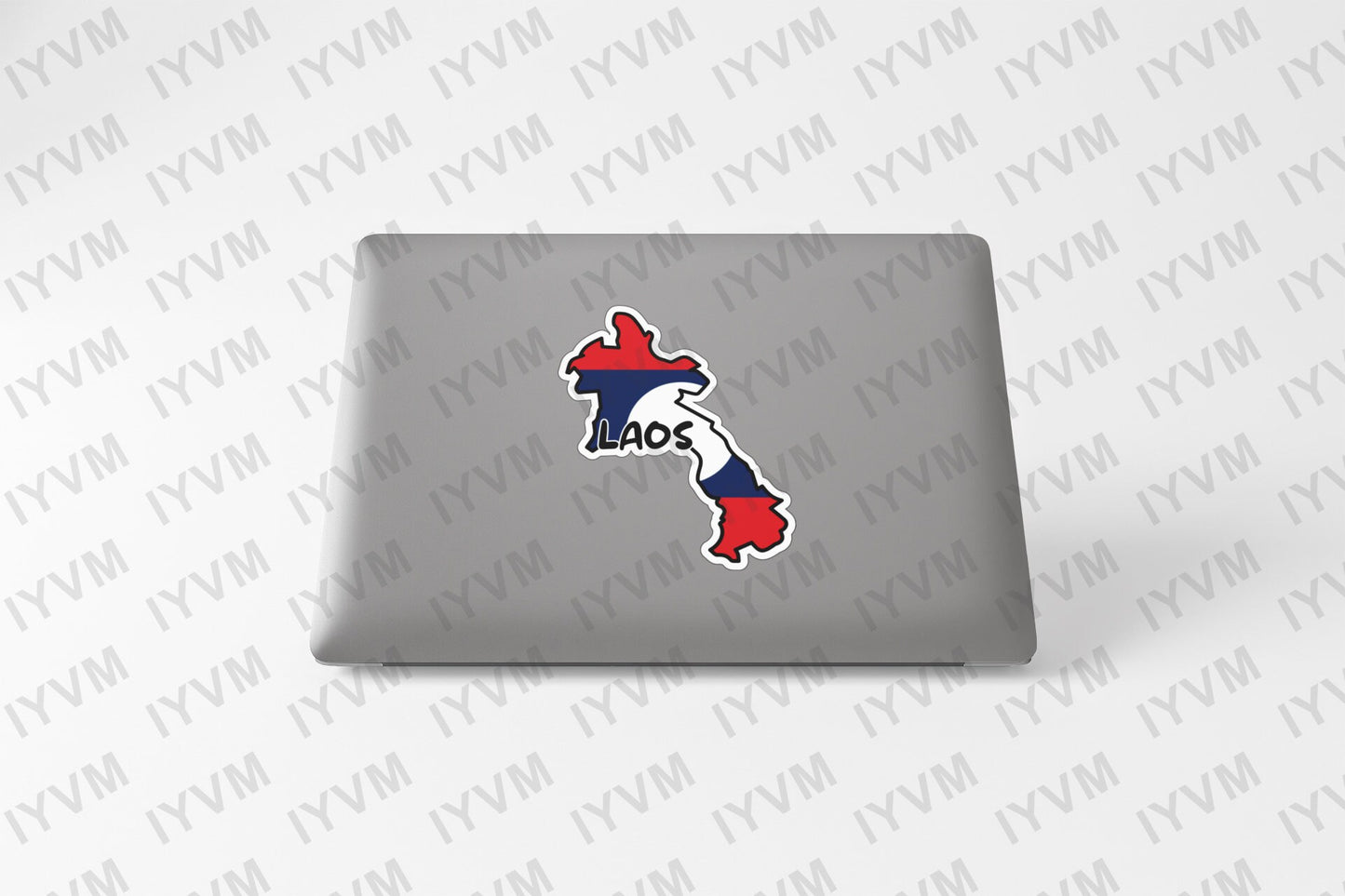 Laos Map Flag Sticker Decal / Lao People's Democratic Republic /  Vientiane / Lao Laotian /