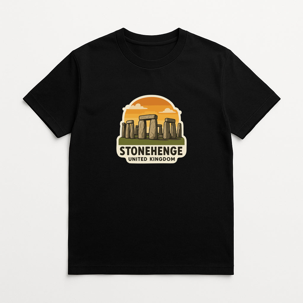 Stonehenge UK Iron On Heat Transfer Vinyl HTV Die-Cut Symbolic Landmark Design