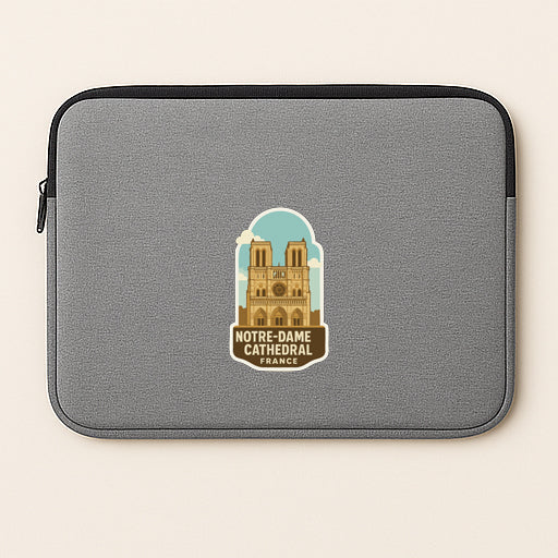 Notre Dame Cathedral France Iron On Heat Transfer Vinyl HTV Die-Cut Symbolic