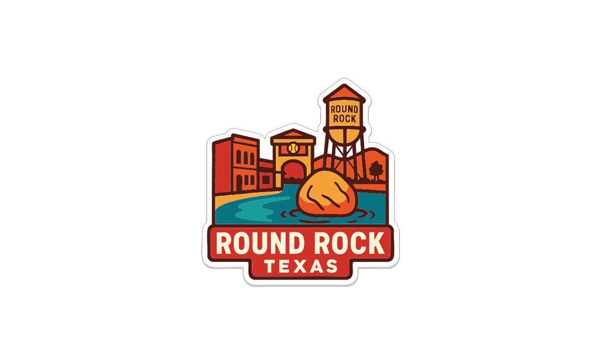 a logo for Round Rock, Texas.