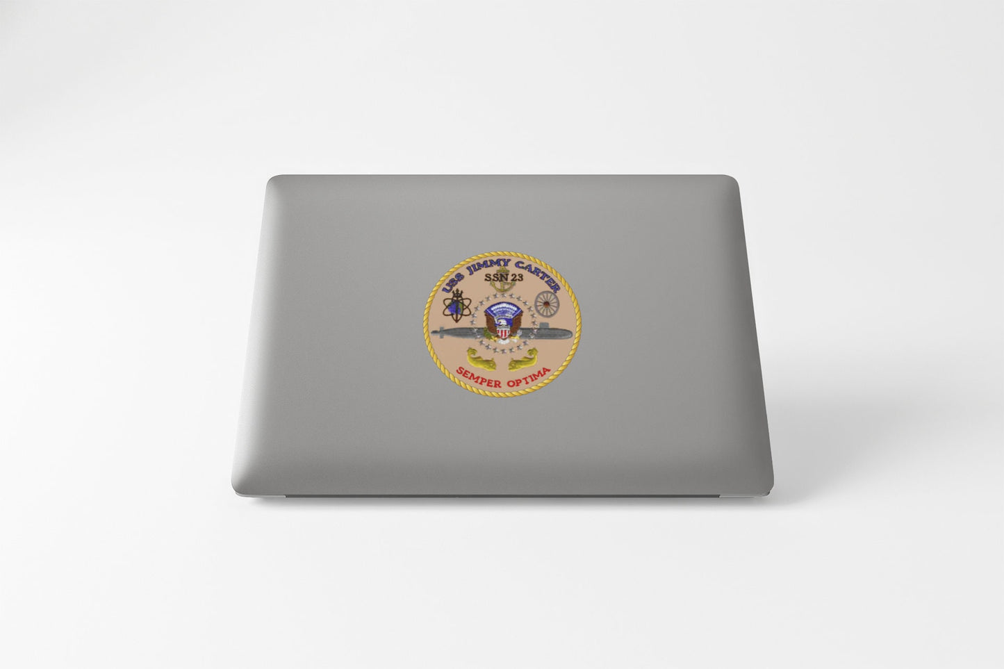 USS Jimmy Carter SSN-23 Badge Sticker Decal Seawolf Class Attack submarine Car Sticker Bumper Sticker for Car Emblem