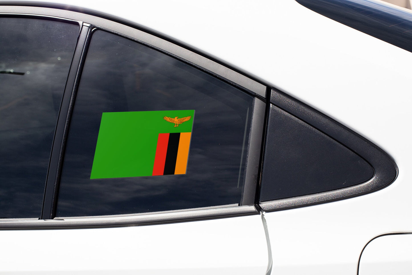 Zambia Flag Sticker Decal