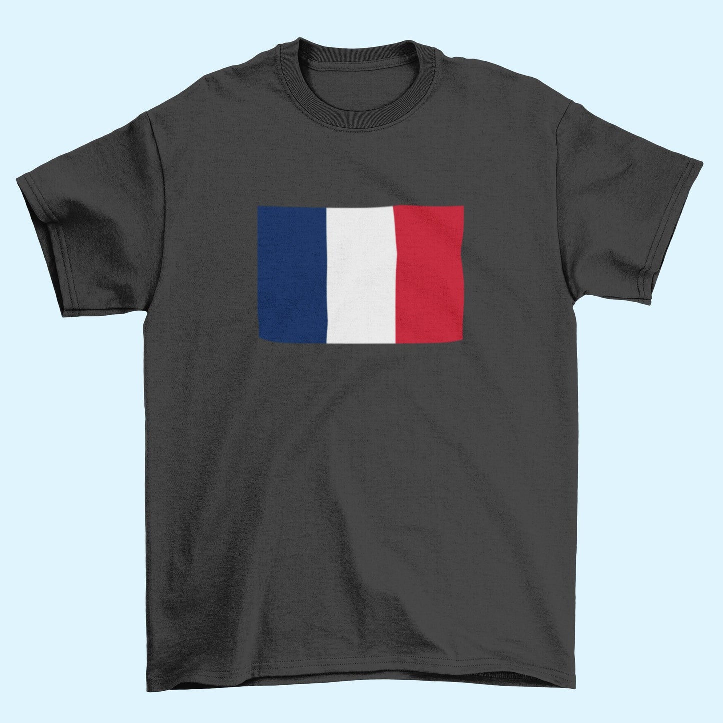 France Flag Iron On Heat Transfer Vinyl HTV / French Republic / Paris / French / Liberté, égalité, fraternité